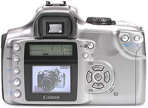 Canon EOS 300D - Rückansicht [Foto: MediaNord]