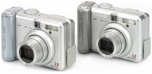 Canon PowerShot A60 und A70 [Foto: MediaNord]