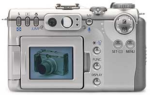 Canon PowerShot G3 - Rückansicht [Foto: MediaNord]