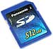 Panasonic SD-Card 512 MByte [Foto: MediaNord]