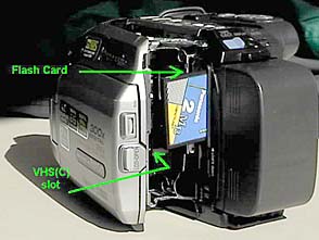 Panasonic Camcorder mit CompactFlash-Karte