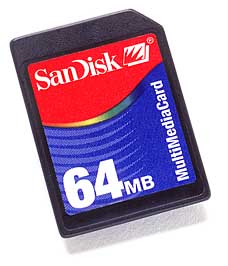 MultiMediaCard-Wechselspeicherkarte von SanDisk