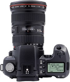 Canon EOS D60 - oben [Foto: Canon]