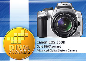 DIWA Award Canon EOS 350D [Foto: DIWA]