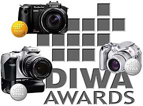 DIWA-Awards im Juli 2004 für Canon [Foto: DIWA]