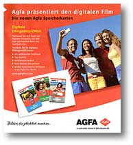 Agfa Speicherkarten Anzeige [Scan: MediaNord]
