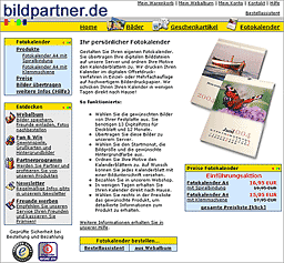 Website bildpartner.de [Screenshot: MediaNord]