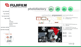 Website Fujifilm fuji club [Screenshot: MediaNord]