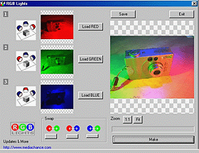 Software Media Chance RGBLight - Arbeitsoberfläche [Screenshot: MediaNord]