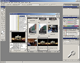 Adobe Photoshop 7 - Dateibrowser [Screenshot: MediaNord]