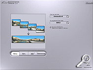 ArcSoft Panorama Maker 3.0 - Start [Screenshot: MediaNord]