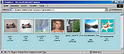 Advanced Explorer - fertige Webseite [Screenshot: Photoworld]