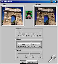 CDox - Möglichkeiten der Bildbearbeitung [Screenshot: Photoworld]