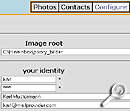 Pixory - Einstellung email server [Screenshot: Photoworld]