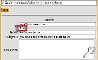 Pixory - Einladung bestimmter Besuchergruppen [Screenshot: Photoworld]
