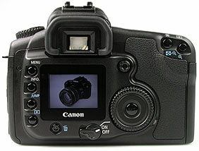 Canon EOS 20D- Rückseite [Foto: MediaNord]