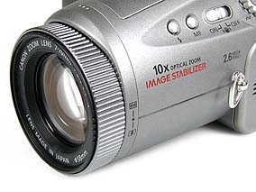 Canon PowerShot Pro90 IS - Objektiv [Foto: MediaNord]