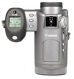 Canon PowerShot Pro90 IS - oben [Foto: MediaNord]