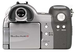 Canon PowerShot Pro90 IS - Rückseite [Foto: MediaNord]
